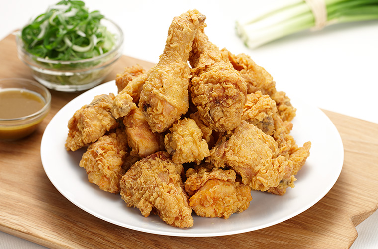 Fried Chicken and Green Onion