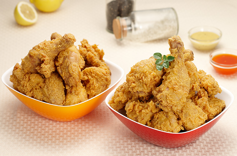 Two-in-one fried chicken